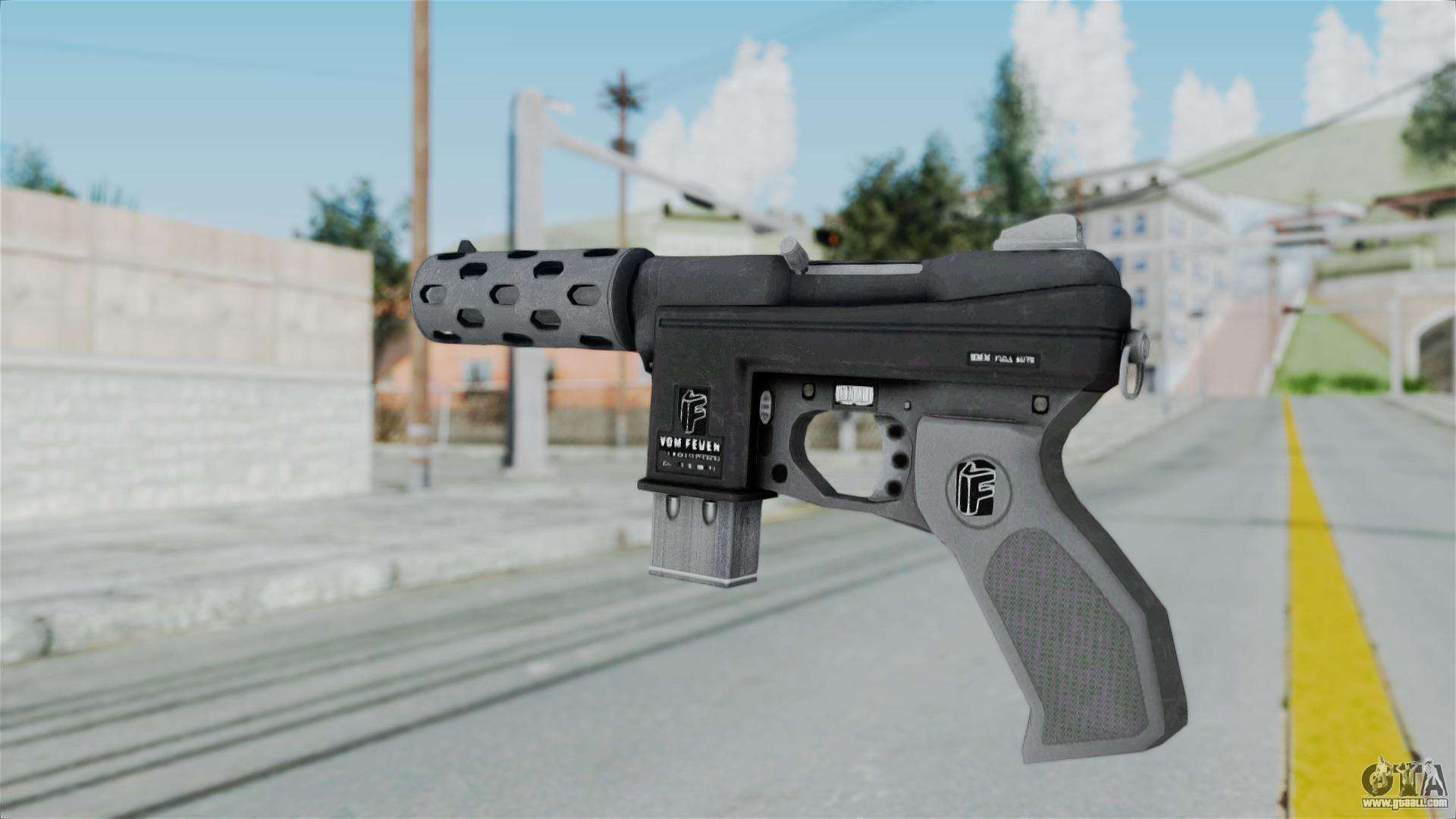 Gta 5 Machine Pistol Misterix 4 Weapons For Gta San Andreas