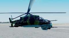 Mi-24V Afghan Air Force 112 for GTA San Andreas