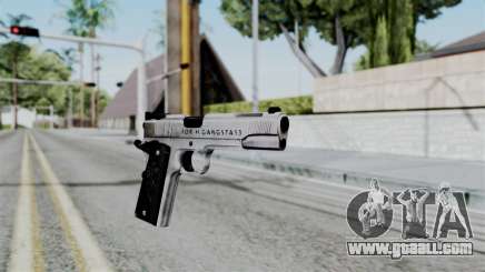 For-h Gangsta13 Pistol for GTA San Andreas