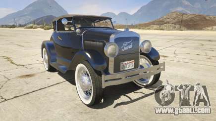 Ford T 1927 Roadster for GTA 5