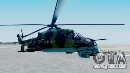 Mi-24V Afghan Air Force 112 for GTA San Andreas