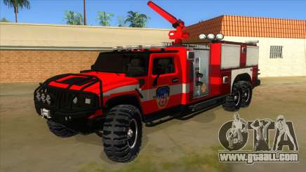 HUMMER H2 Firetruck for GTA San Andreas