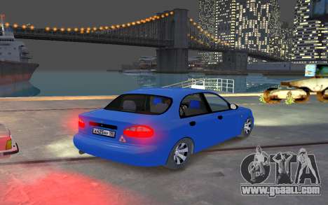 Daewoo Lanos Taxi for GTA 4