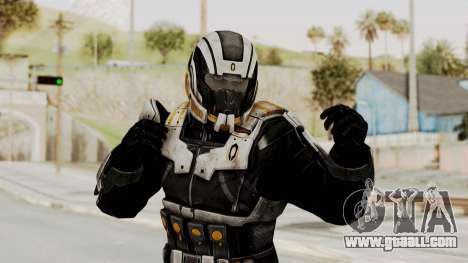 Mass Effect 3 Shepard Ajax Armor with Helmet for GTA San Andreas