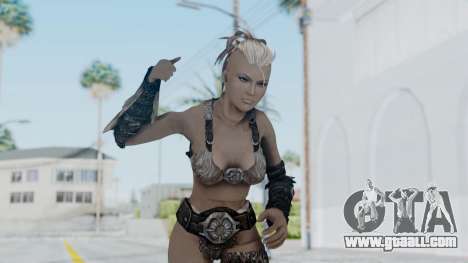 Skyrim Jessi Barbarous Beauty Armor v2 for GTA San Andreas