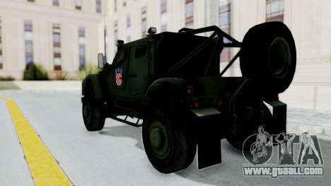 Croatian Oshkosh M-ATV Woodland for GTA San Andreas