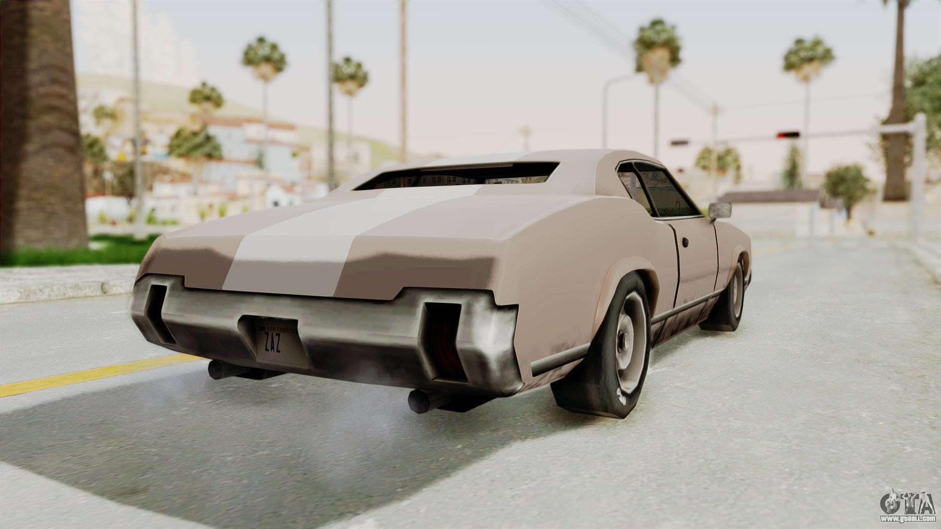 GTA Vice City Sabre Turbo (Sprayable) for GTA San Andreas