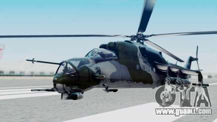 Mi-24V Czech Air Force 7354 for GTA San Andreas
