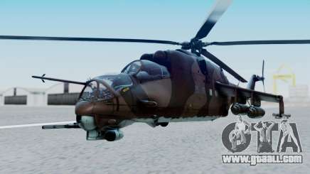 Mi-24V Soviet Air Force 0835 for GTA San Andreas