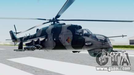 Mi-24V GDR Air Force 45 for GTA San Andreas