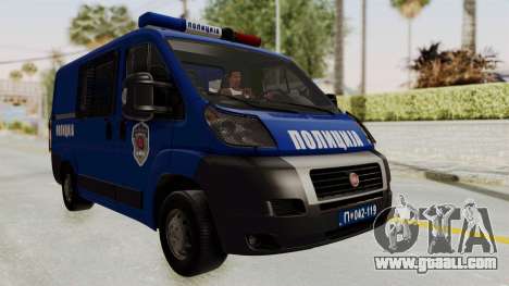 Fiat Ducato Police for GTA San Andreas