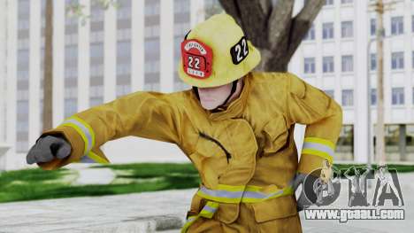 GTA 5 Fireman LV for GTA San Andreas