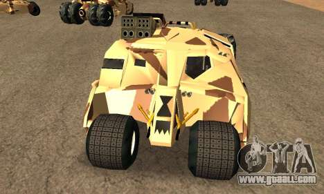 Army Tumbler Rocket Launcher from TDKR for GTA San Andreas