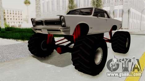 Pontiac GTO Tempest Lemans 1965 Monster Truck for GTA San Andreas