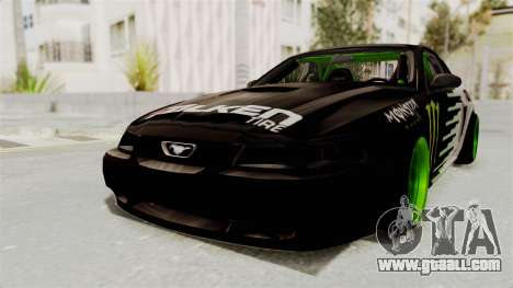 Ford Mustang 1999 Drift Monster Energy Falken for GTA San Andreas