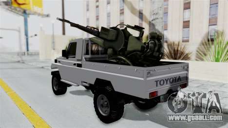 Toyota Land Cruiser Libyan Army for GTA San Andreas