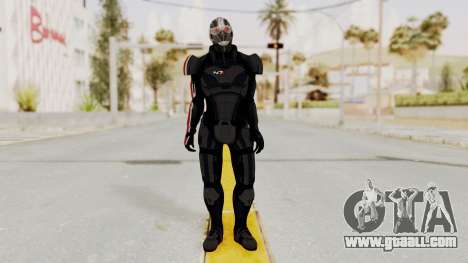 ME2 Shepard Default N7 Armor Recoon Hood Helmet for GTA San Andreas