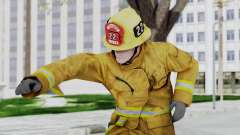 GTA 5 Fireman LV for GTA San Andreas