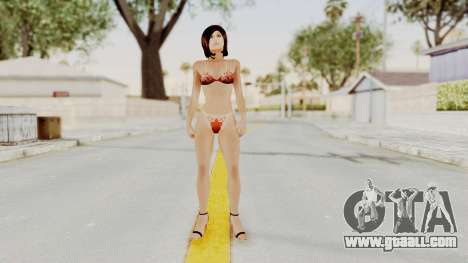 Beach Girl Red Bikini for GTA San Andreas
