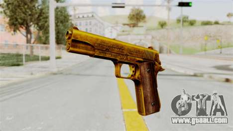 M1911 Gold for GTA San Andreas