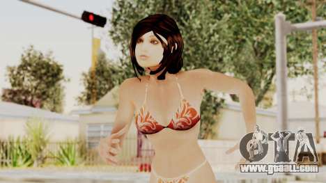 Beach Girl Red Bikini for GTA San Andreas