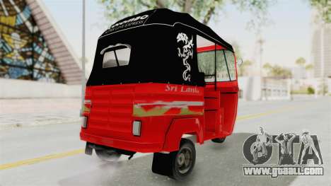 Sri Lanka Three Wheeler Taxi for GTA San Andreas