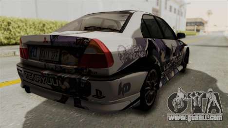 Mitsubishi Lancer Evolution VI Tenryuu Itasha for GTA San Andreas