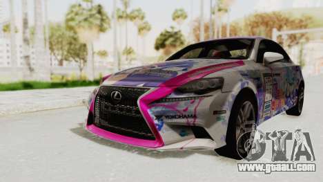 Lexus IS350 FSport Megami no Aqua for GTA San Andreas