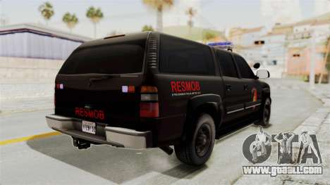 Chevrolet Suburban Indonesian Police RESMOB Unit for GTA San Andreas