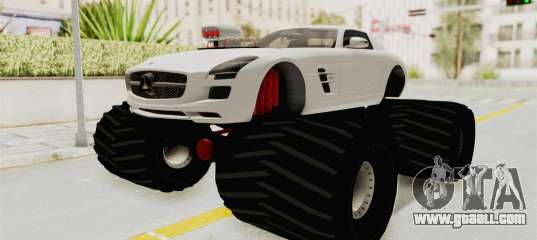 Mercedes-Benz SLS AMG 2010 Monster Truck for GTA San Andreas