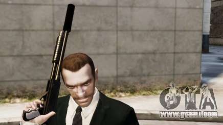 The silencer on the weapon for GTA 4