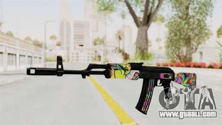 AK-47 Cannabis Camo for GTA San Andreas