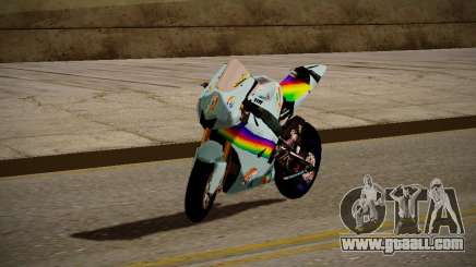 Yamaha YZR M1 2016 Rainbow Dash for GTA San Andreas