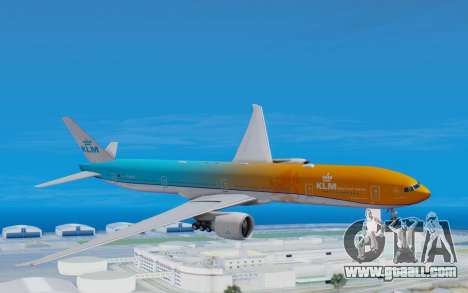 Boeing 777-300ER KLM - Royal Dutch Airlines v4 for GTA San Andreas