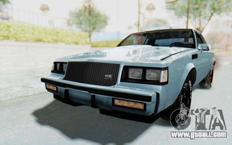 Buick GNX 1987 for GTA San Andreas