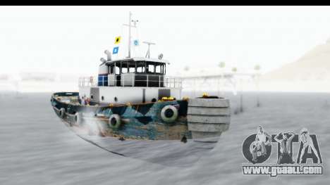GTA 5 Buckingham Tug Boat v1 for GTA San Andreas