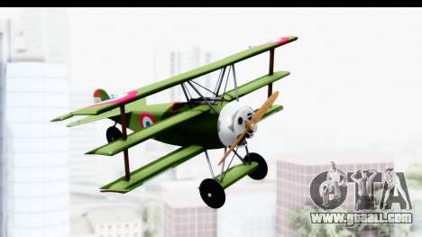 Fokker DR1 Old Paraguay Air Force for GTA San Andreas