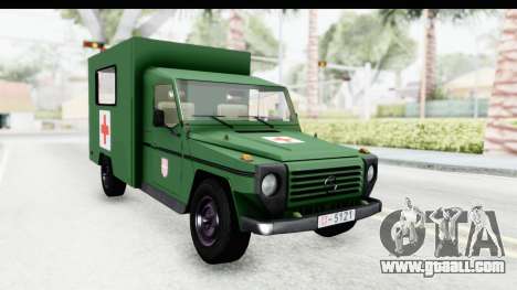 Mercedes-Benz Wolf Vojno Ambulantno Vozilo for GTA San Andreas