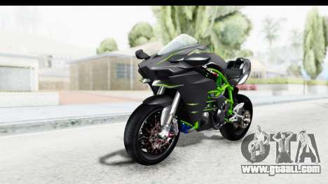 Kawasaki Ninja H2R Black for GTA San Andreas