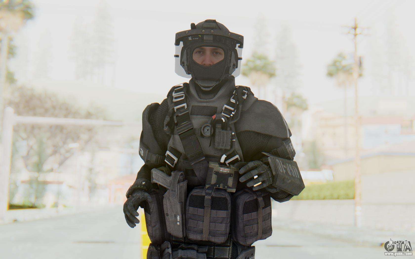 Federation Elite LMG Tactical for GTA San Andreas