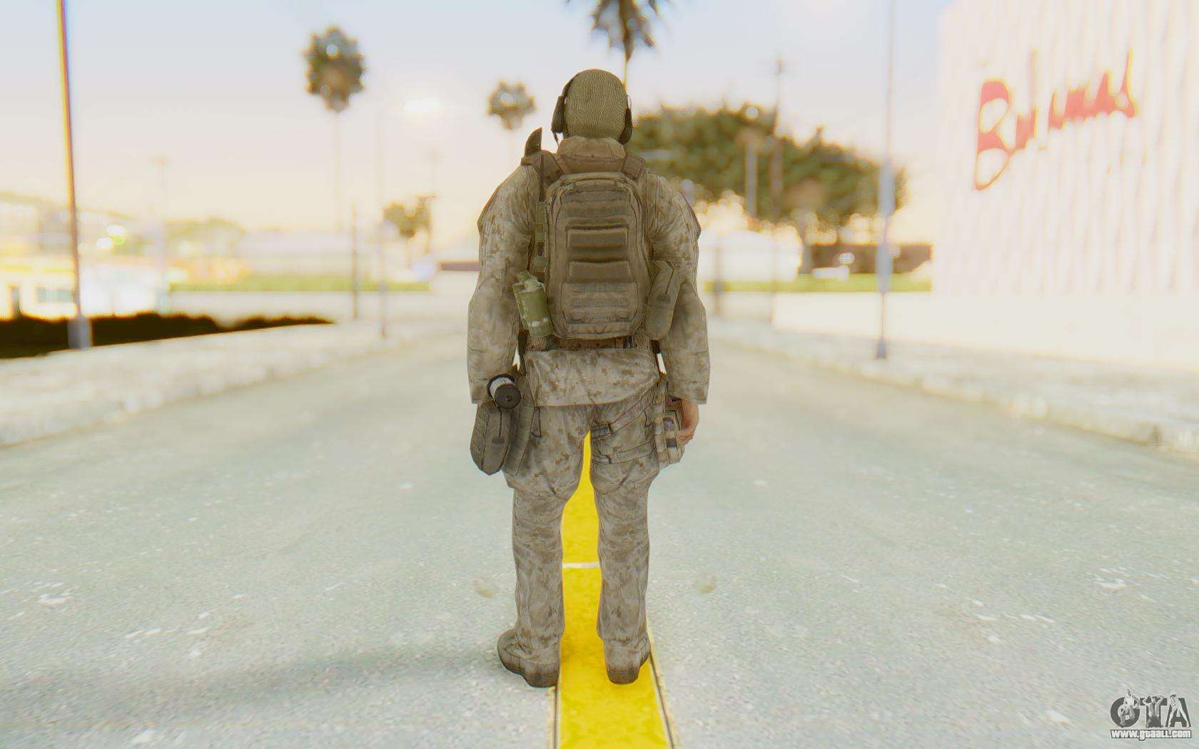 Download CoD MW2 Ghost Model v5 for GTA San Andreas