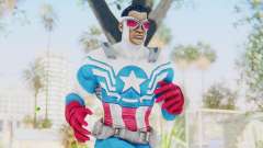 Marvel Heroes - Capitan America Sam Wilson for GTA San Andreas