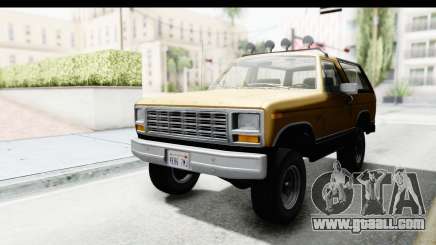 Ford Bronco 1980 Roof IVF for GTA San Andreas