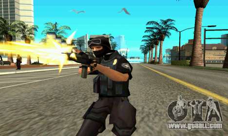 NextGen changed the original skin SWAT for GTA San Andreas