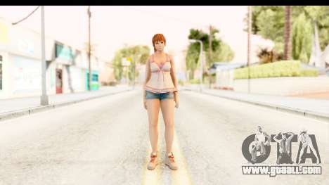 Dead Or Alive 5 - Kasumi Intimate for GTA San Andreas