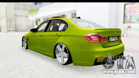 BMW M3 F30 Hulk for GTA San Andreas