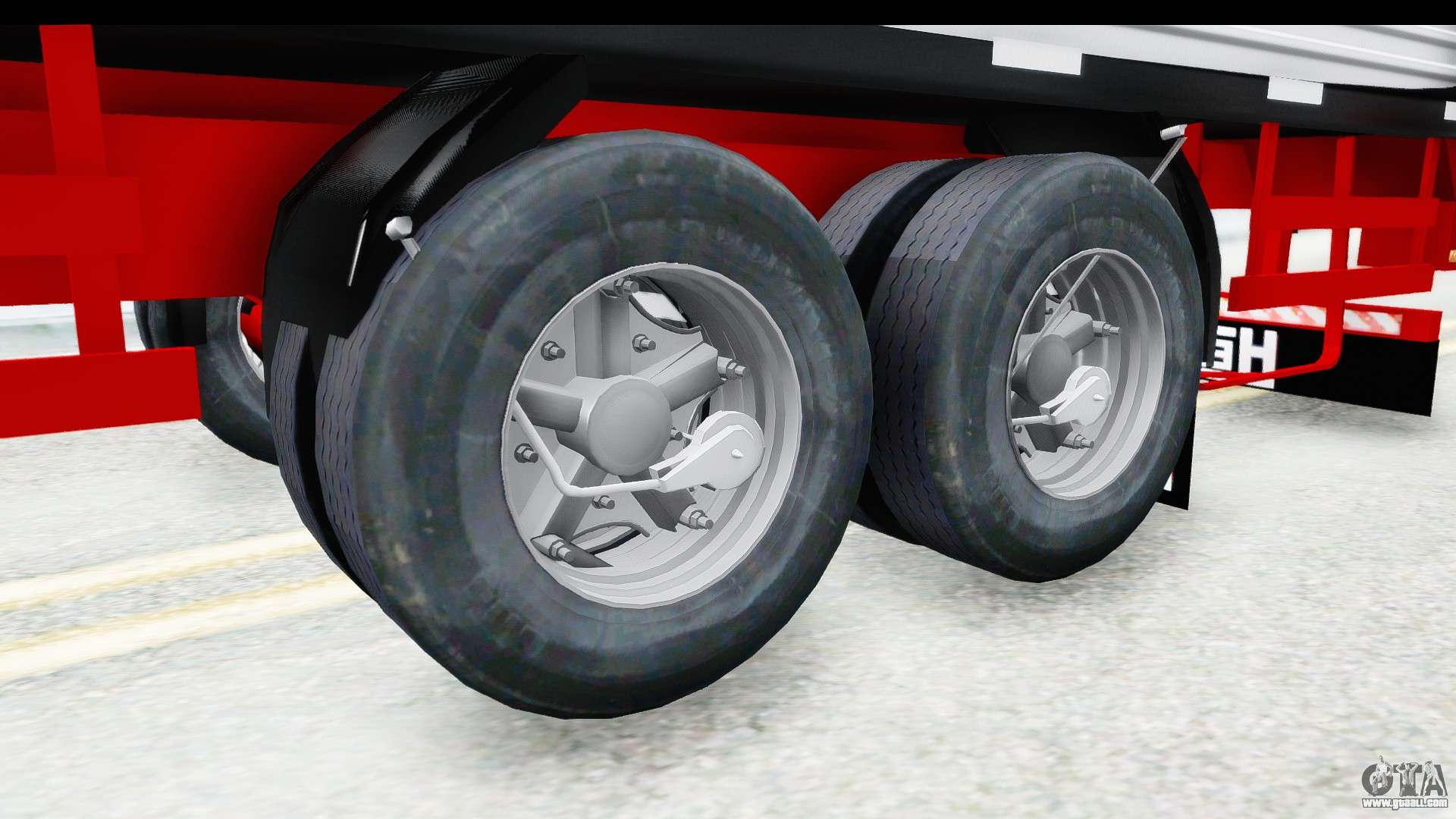 Trailer with Axle for GTA San Andreas