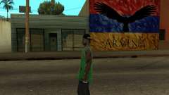 Grove Street Armenian Flag for GTA San Andreas