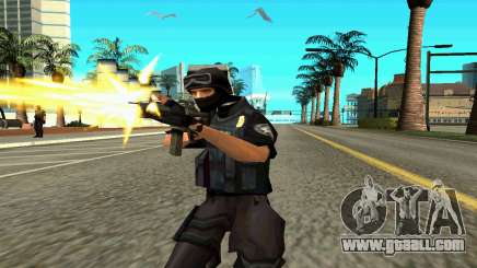 NextGen changed the original skin SWAT for GTA San Andreas