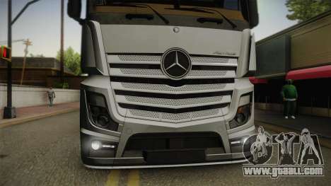Mercedes-Benz Actros Mp4 6x4 v2.0 Steamspace v2 for GTA San Andreas